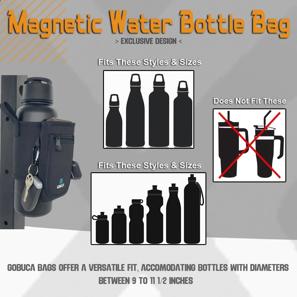 Gobuca Magnetic Gym & Travel Pouch