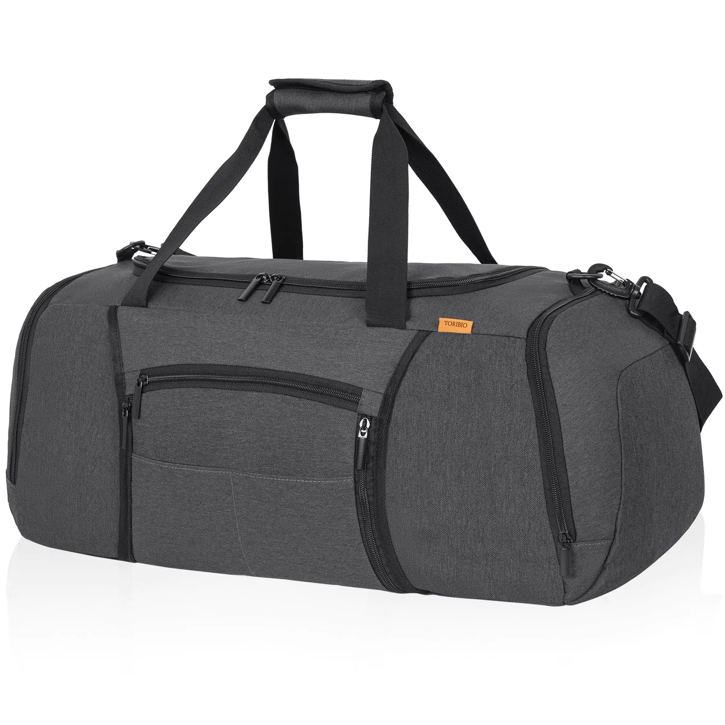 Gym Duffle Bags for Men & Women Large Travel Duffel Bag Weekend Overnight Bag With Shoe Compartment & Wet Pocket Water Resistant Sports Duffle Gymbag 53L