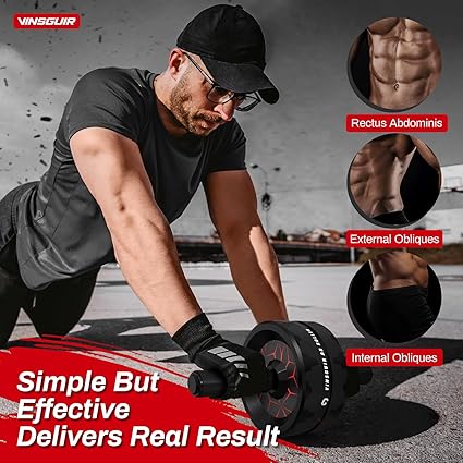 Ab Roller Wheel with Knee Pad