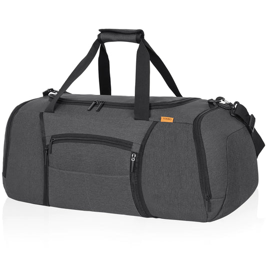 Gym Duffle Bags for Men & Women Large Travel Duffel Bag Weekend Overnight Bag With Shoe Compartment & Wet Pocket Water Resistant Sports Duffle Gymbag 53L